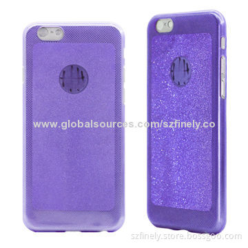 TPU case for iPhone 6, bling bling effect, simple and good textureNew